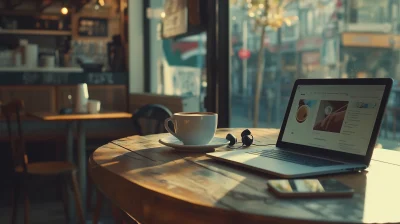 Cozy Coffee Shop Setup