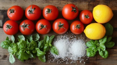 Seasonal Ingredients on Counter