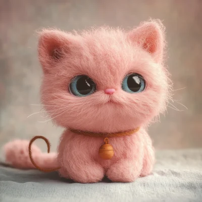 Cute Pink Cat