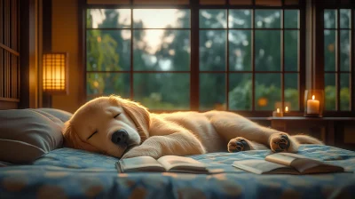 Golden Retriever Sleeping