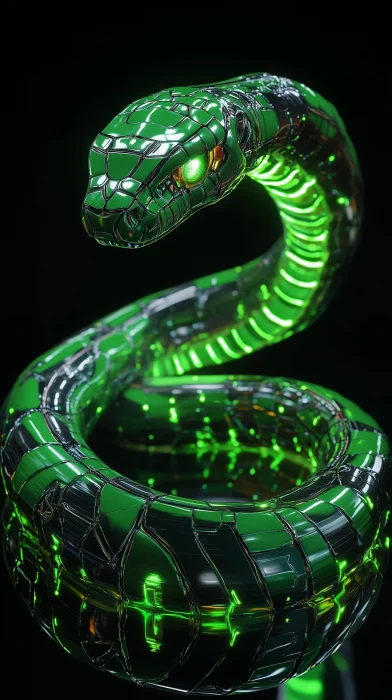 Cyberpunk Snake