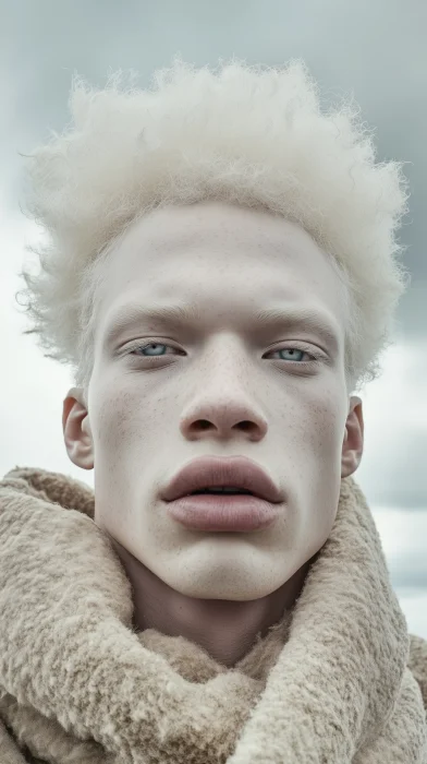 Albino Fashion Portrait