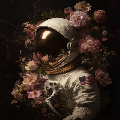 Astronaut in Bloom