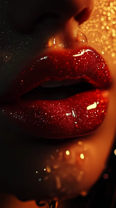 Rhinestone Lips