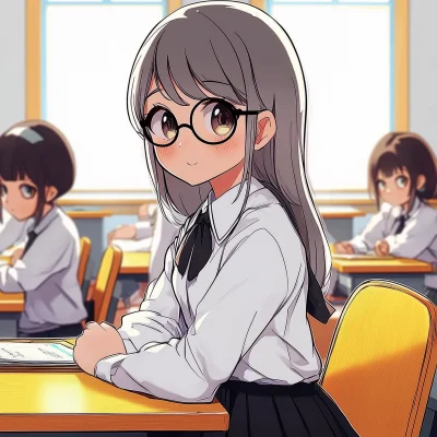 Girl in Classroom