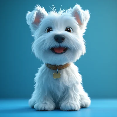 Cute West Highland White Terrier