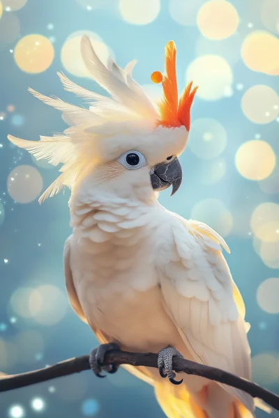 Fantasy Magical Parrot Portrait