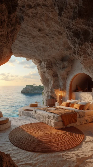 Modern Cave Bedroom