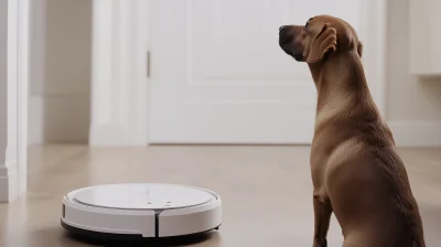 Dog and Robot Vacuum