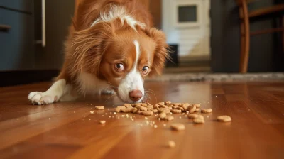 Playful Dog at Home