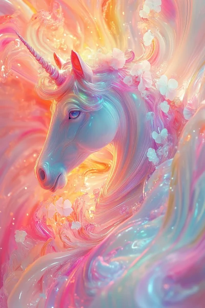 Magical Iridescent Horse