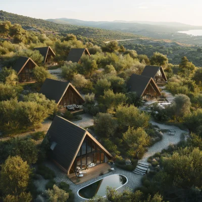 Bird’s Eye View of a Flat