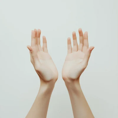 Open Hands Gesture