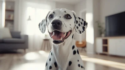 Happy Dalmatian Moment