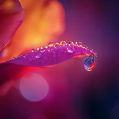 Raindrops on Red Rose