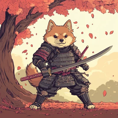 Samurai Shiba Inu