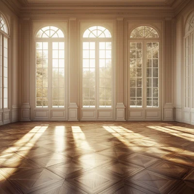 Elegant Parquet Room