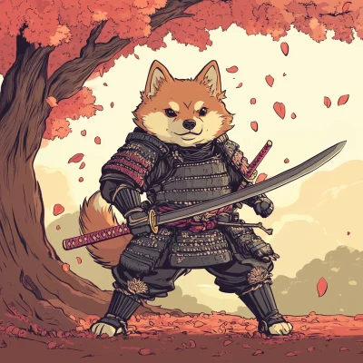 Samurai Shiba Inu