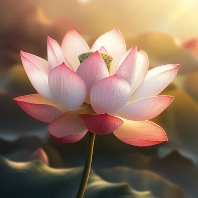 Lotus Flower in Bloom