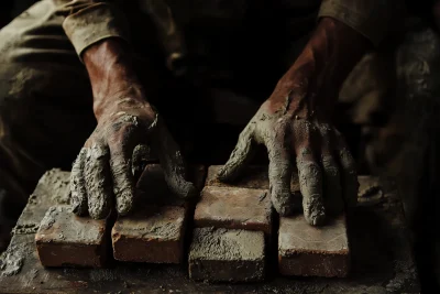 Bricklayer at Work