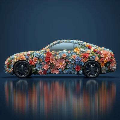 Floral Car Wrap