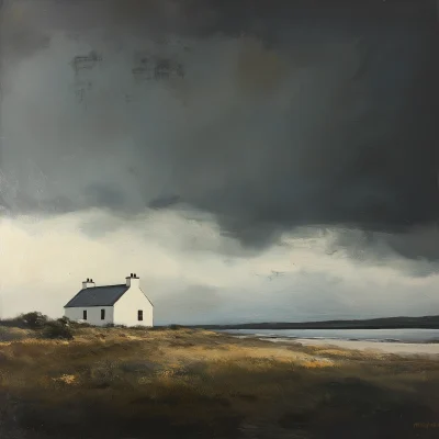 Stormy Scottish Cottage