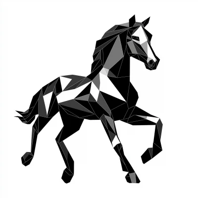 Galloping Horse Vector