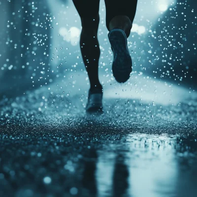 Running in the Rain