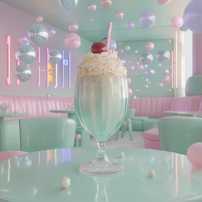 Retro Ice Cream Café