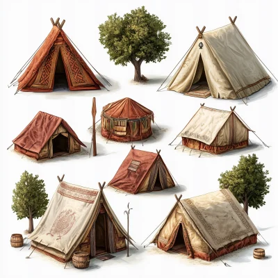 Hebrew Camp Tents