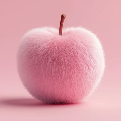 Fluffy Pink Apple