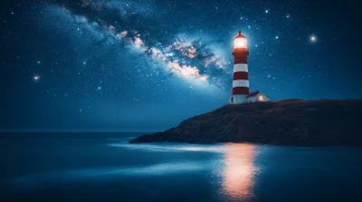 Lighthouse by the Sea