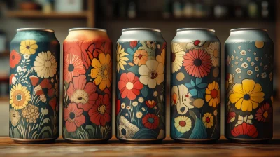 Modern Craft Beer Can Design