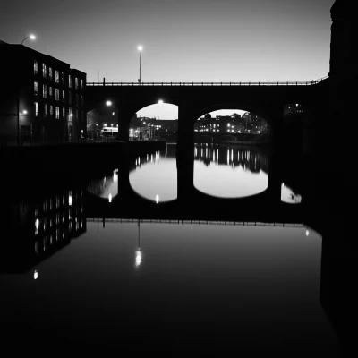 Quiet River at Sunset