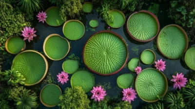 Tropical Pond Serenity