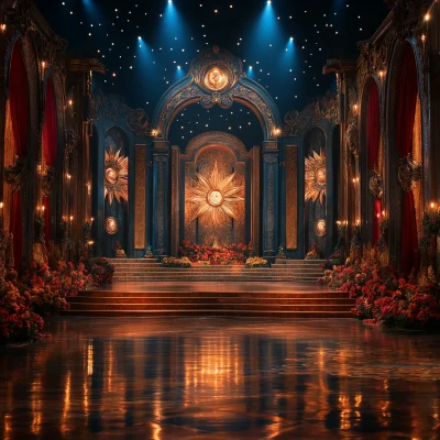 Luxury Beauty Pageant Stage