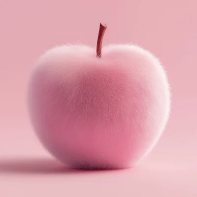 Fluffy Pink Apple