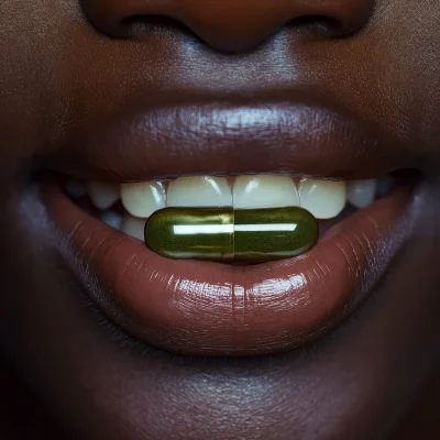 Joyful Expression with Chlorophyll Capsule