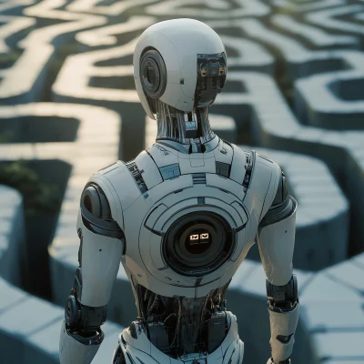 Confused Robot in a Maze