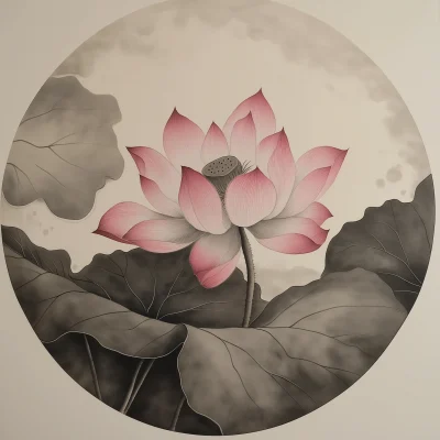 Chinese Lotus Flower