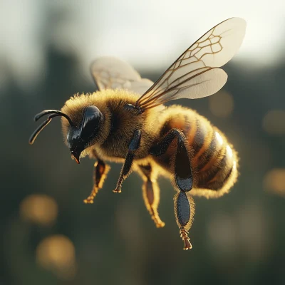 Bee in Flight