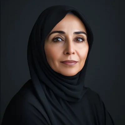 Senior Emirati Woman Portrait