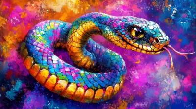 Vibrant Snake Dance