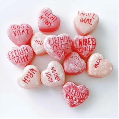 Mean Valentine Candy Hearts