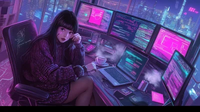 Futuristic Hacker