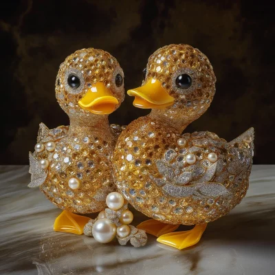 Jewelry Duck Figures