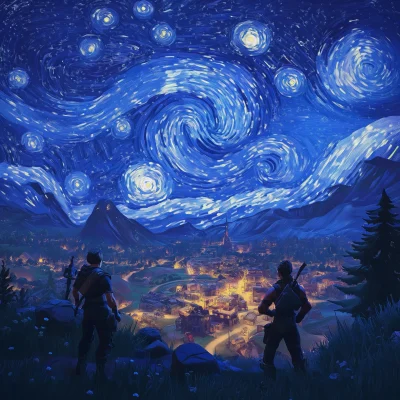 Fortnite Starry Night Frame