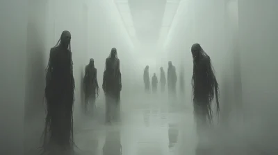 Demon Spirits in Corridor