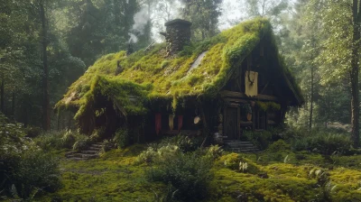 Mossy Druid Cabin