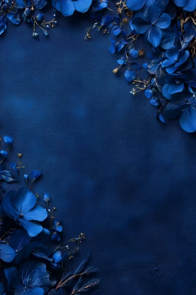 Dark Blue Tablecloth Background